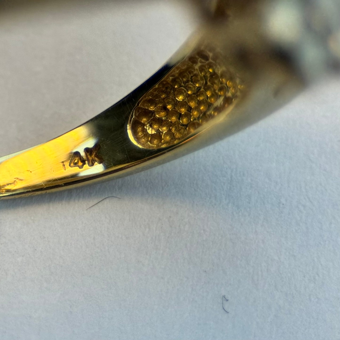 14ct Yellow Gold Diamond Cluster Ring