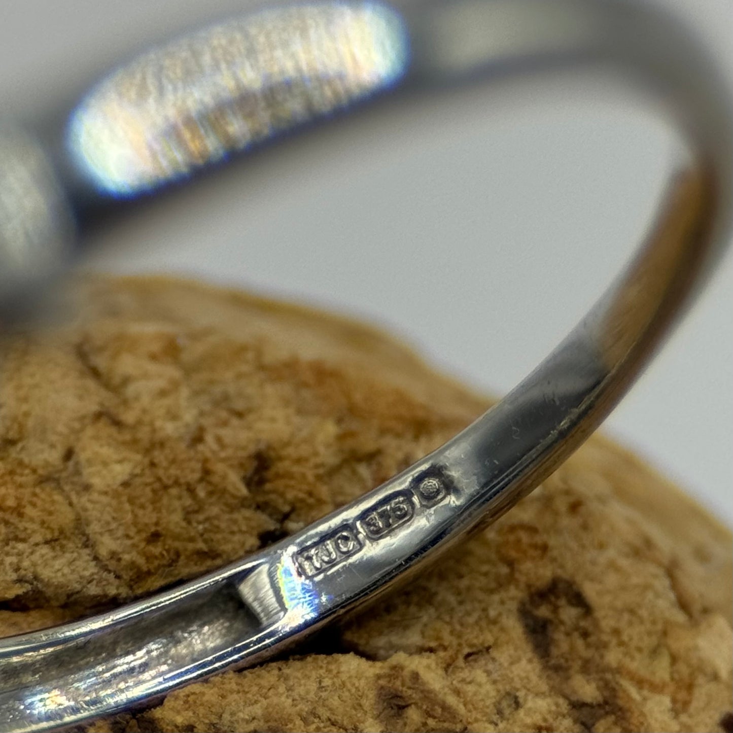 9ct White Gold Tanzanite and Diamond Ring