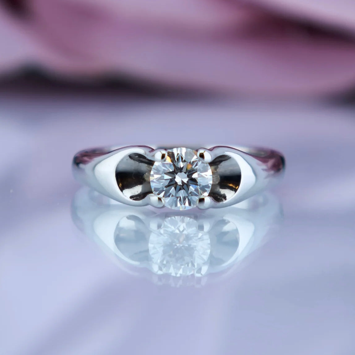 18ct Gold 0.5ct Diamond Solitaire Ring