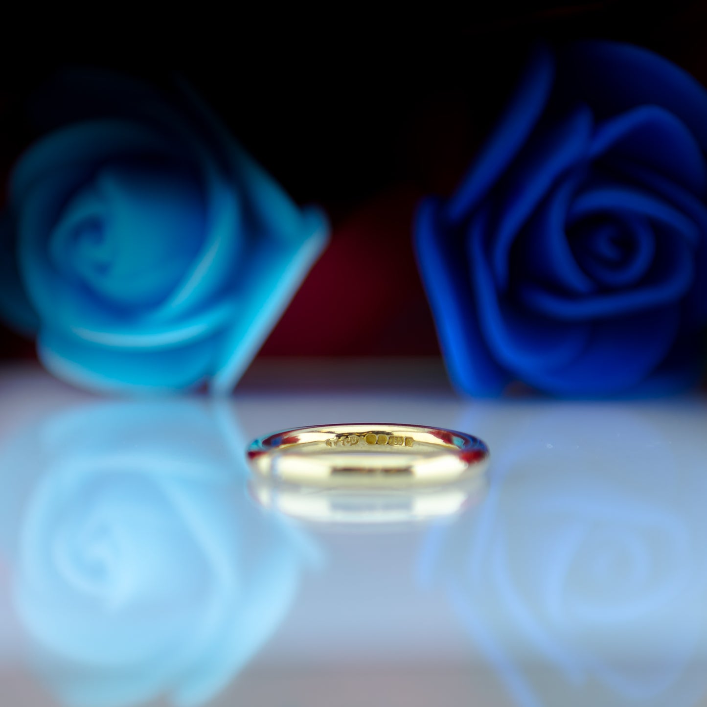 Tiffany & Co. 18ct gold Diamond Solitaire Wedding Band Ring