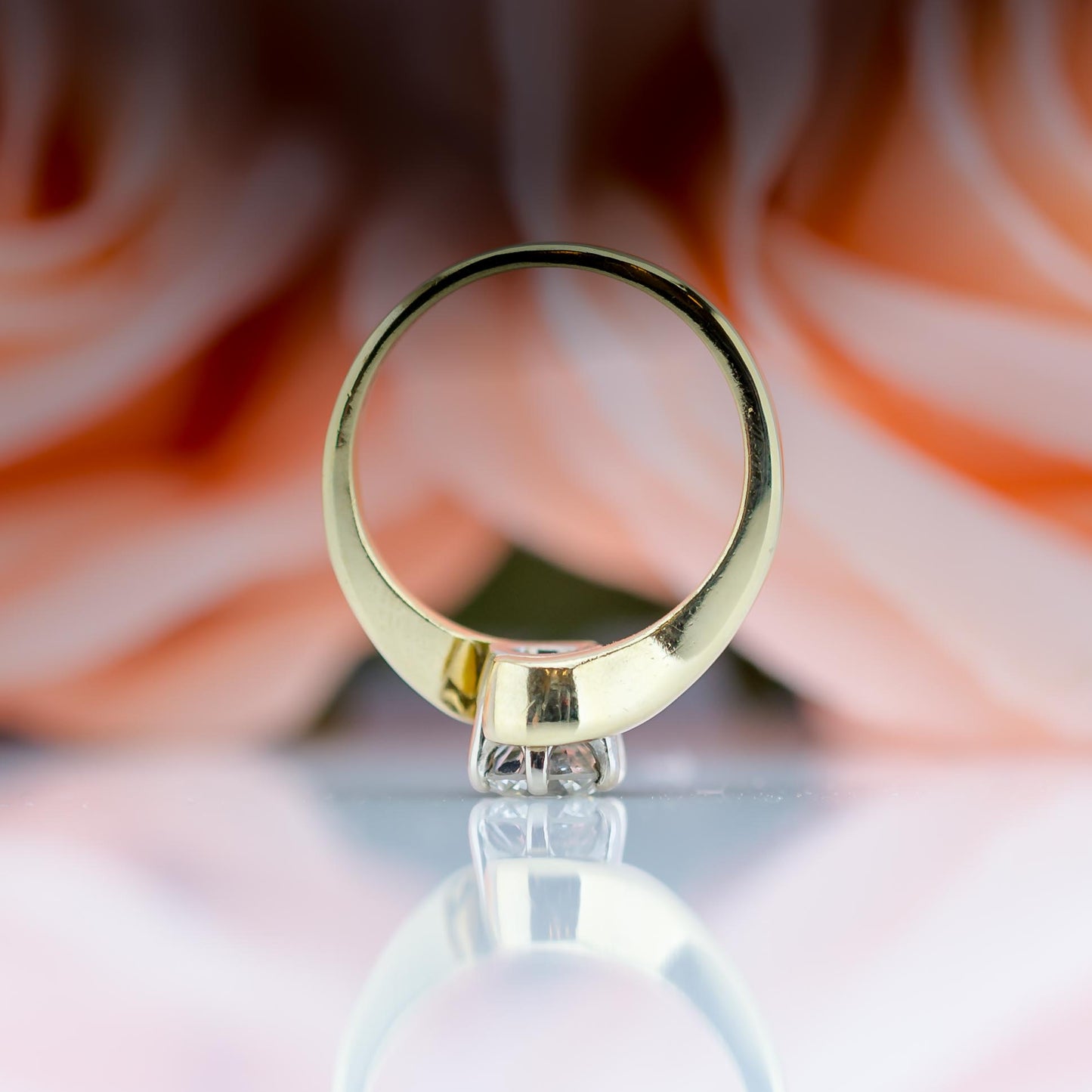 18ct Yellow Gold Solitaire Diamond Ring 0.75ct