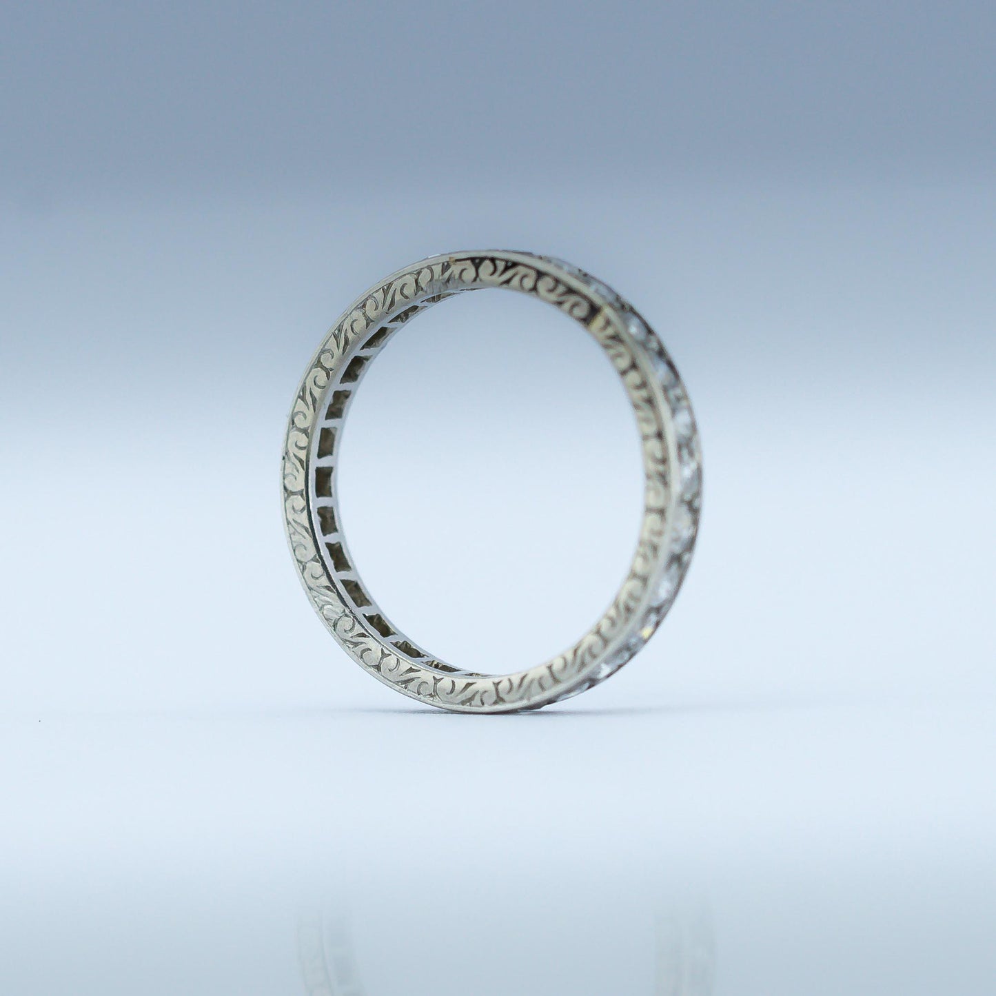 18ct White Gold Diamond Full Eternity Ring