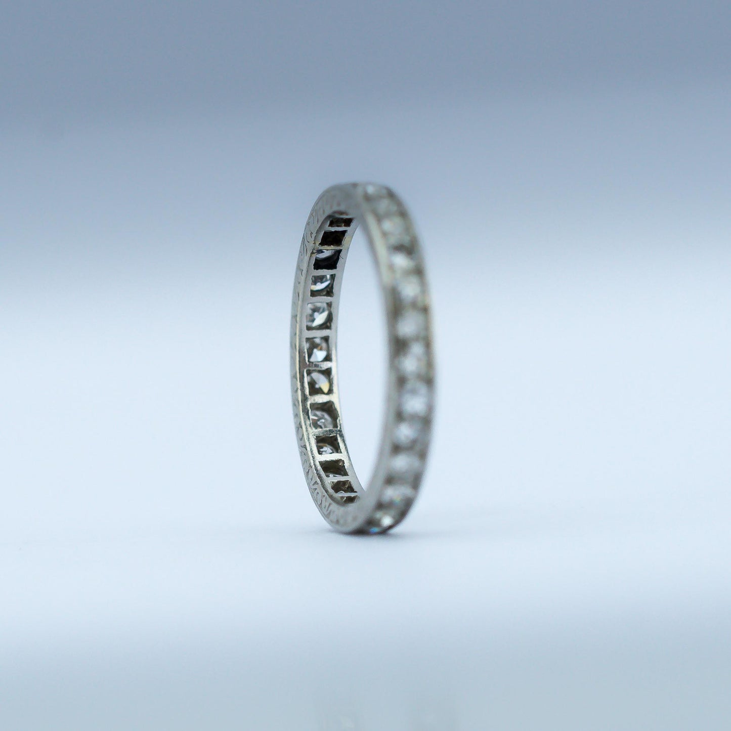 18ct White Gold Diamond Full Eternity Ring