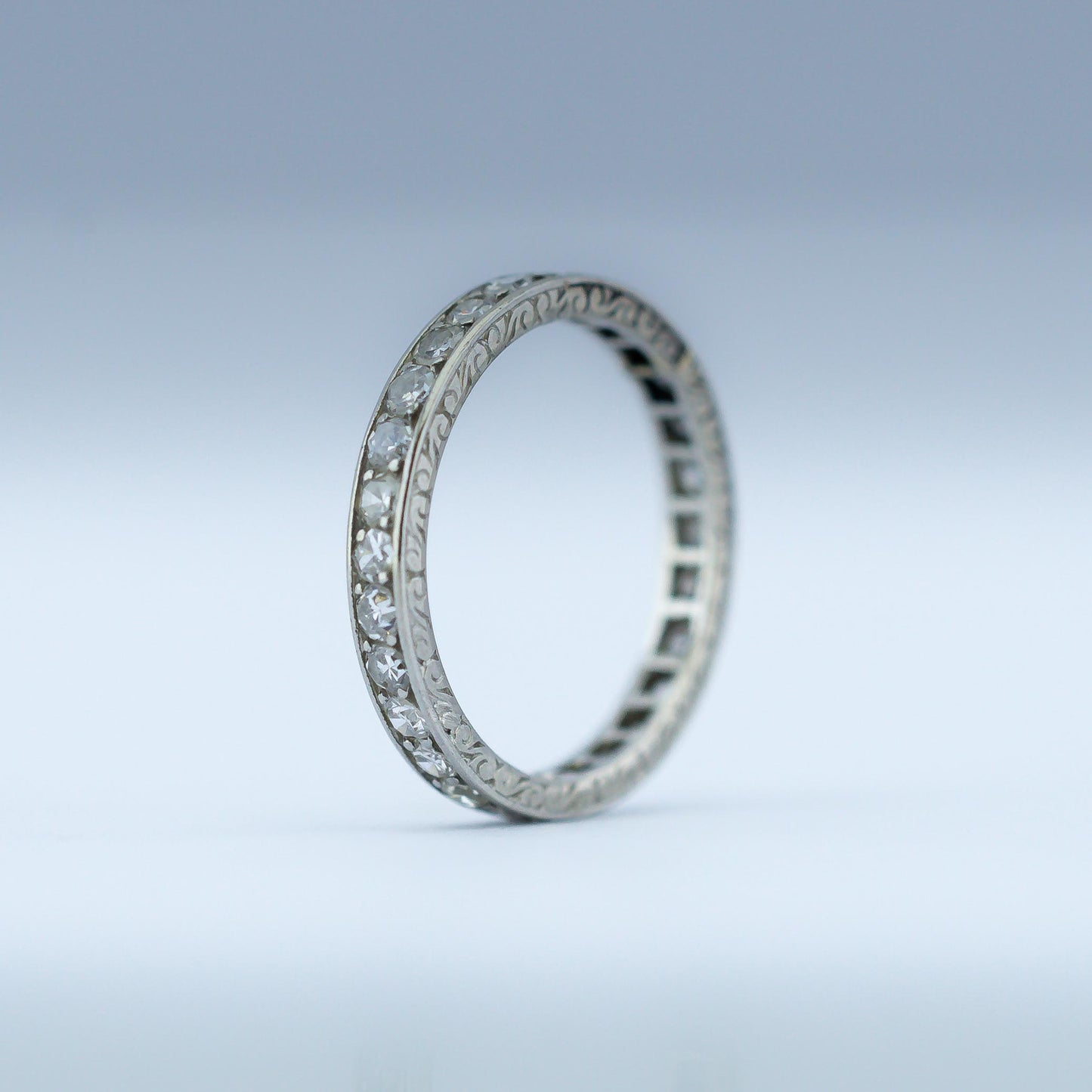18ct White Gold Diamond Full Eternity Ring