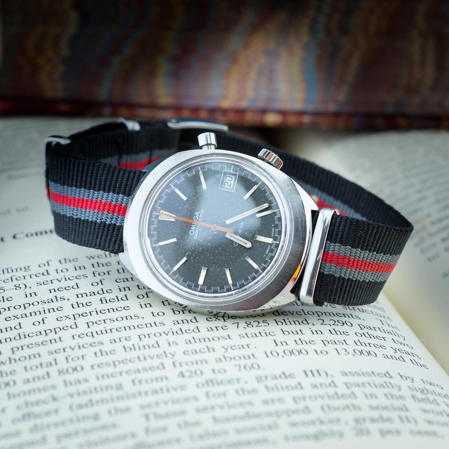 Vintage Omega Chronostop Automatic Watch 35mm