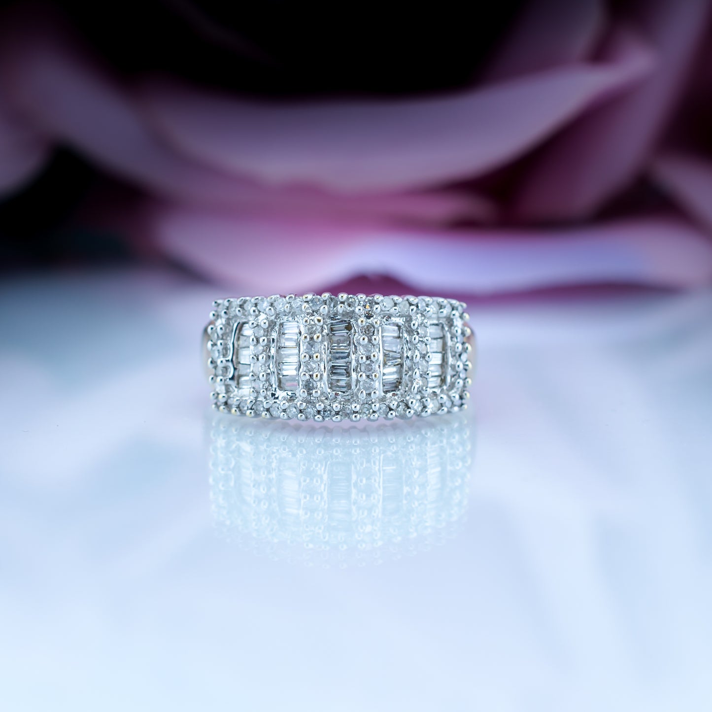 9ct Gold Diamond Cluster Ring