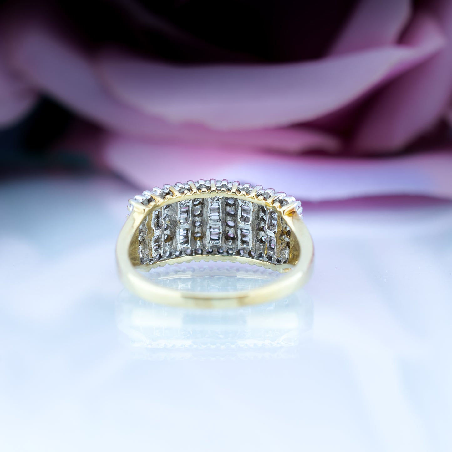 9ct Gold Diamond Cluster Ring