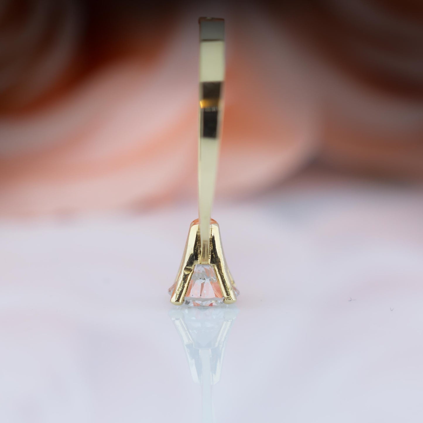 14ct Yellow Gold 1ct Diamond Solitaire Ring