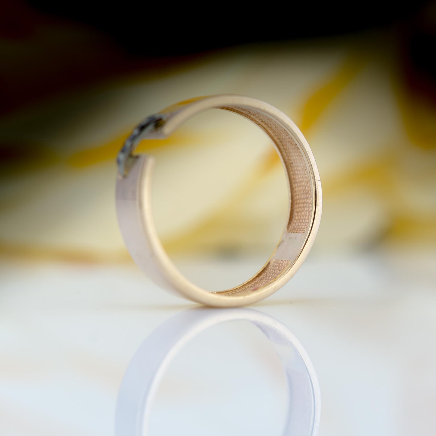 14ct Gold Diamond Band Ring