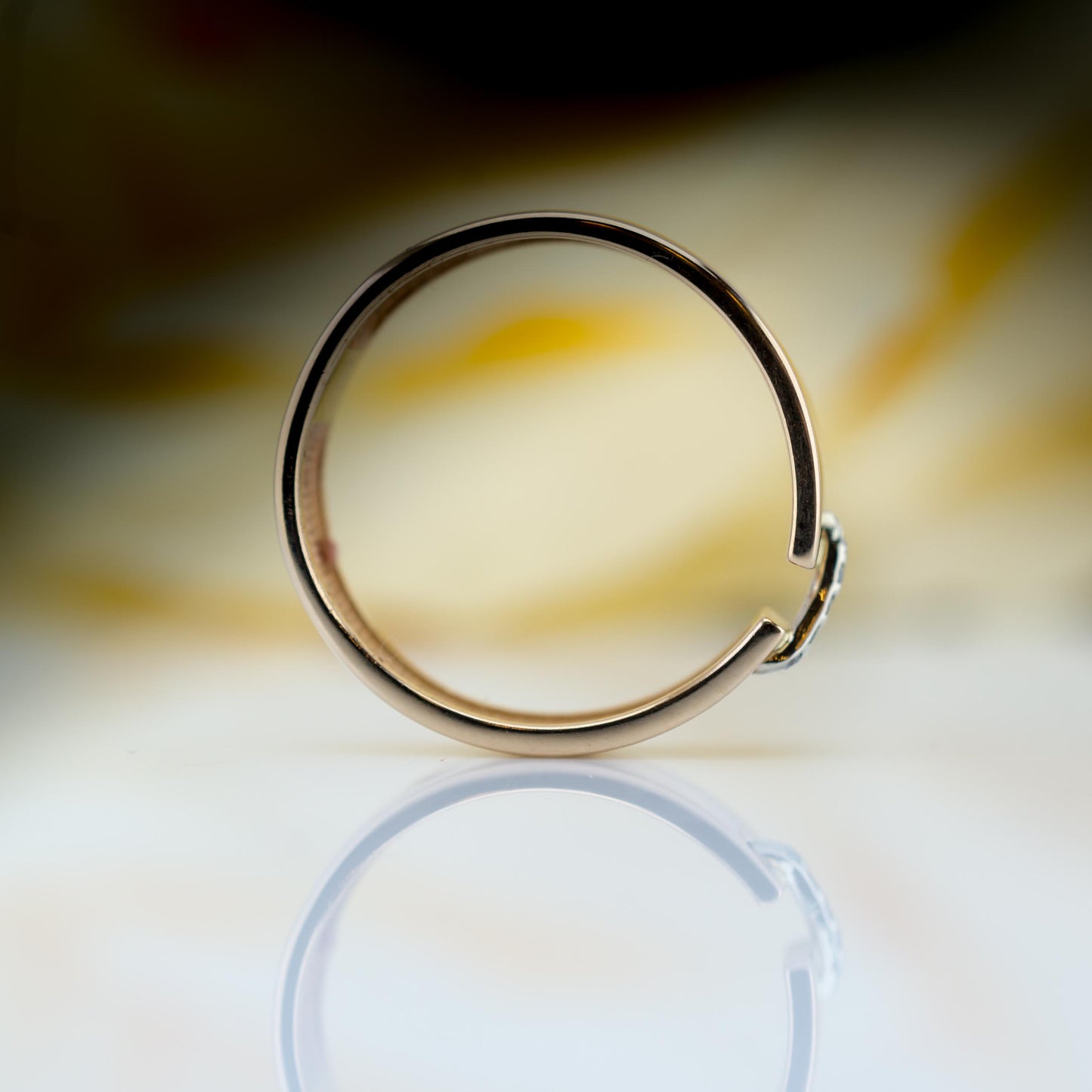 14ct Gold Diamond Band Ring