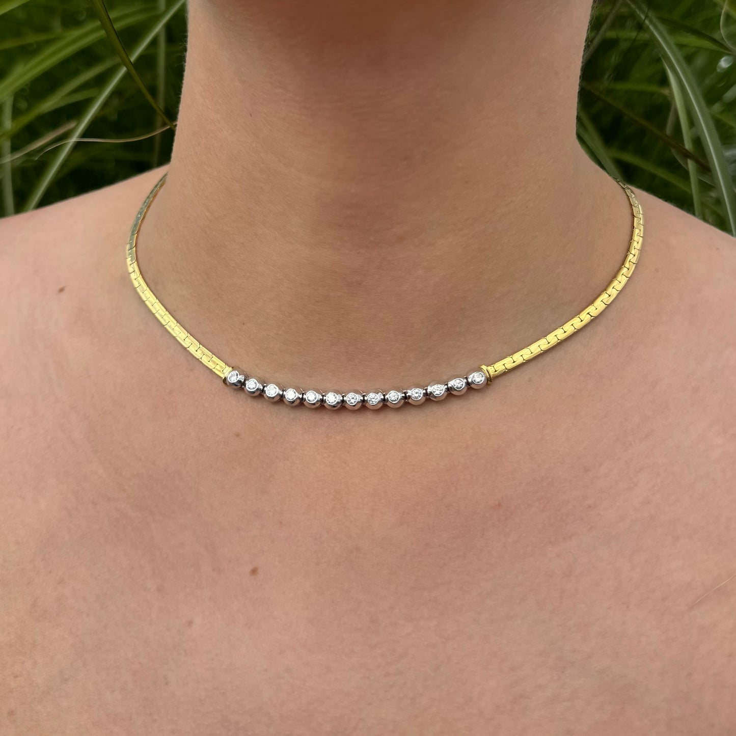 18ct gold 1ct Diamond Necklace