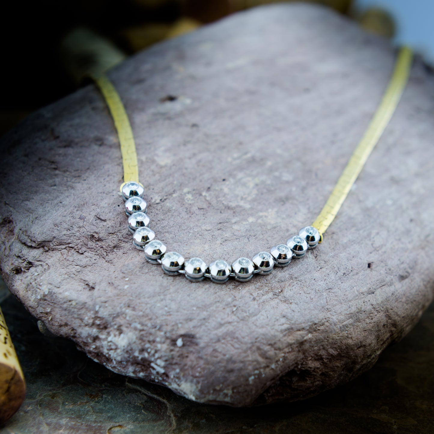 18ct gold 1ct Diamond Necklace