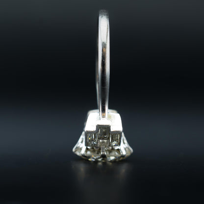Diamond Solitaire Ring Single 3.75ct - VS2 - 4.10 TCW - Colour K - Certificate