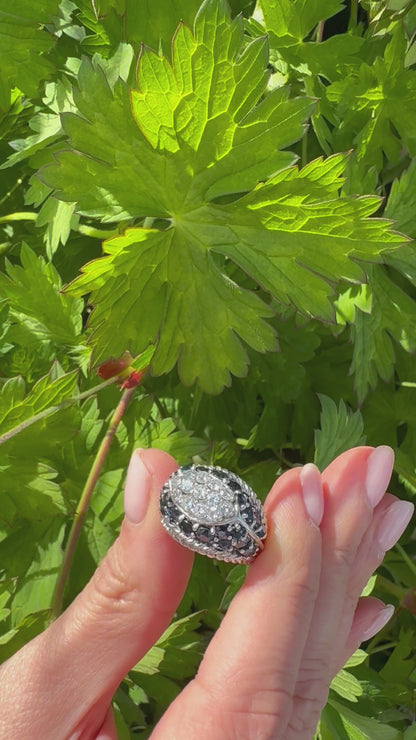 14ct Gold Diamond And Sapphire Ring